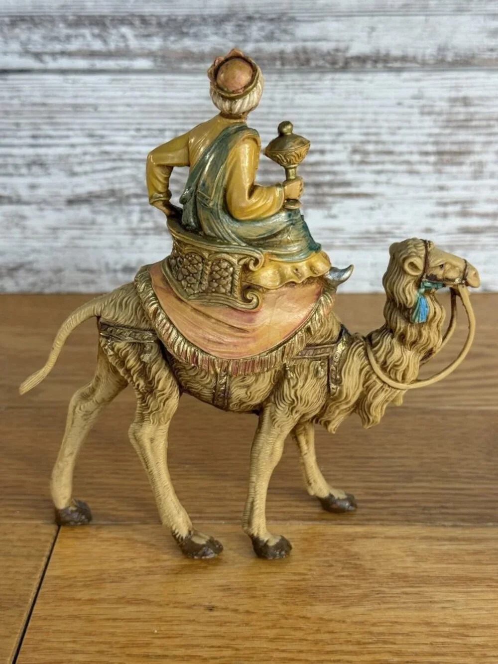Vintage 1983 Fontanini Three Wisemen Riding Camels 6.5
